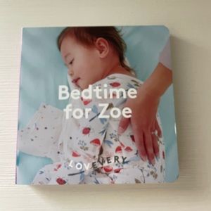 Bed Time for Zoe board book Lovevery